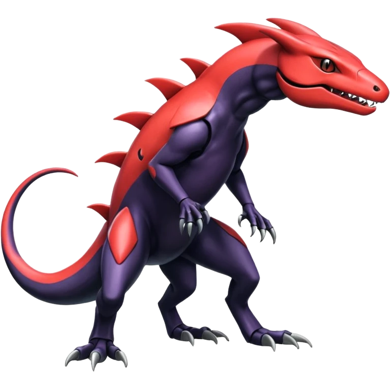 Shiny Exotic Colorful epic Salandit-Genesect-Koraidon-Fakémon-hybrid-creature (full body)  emoji