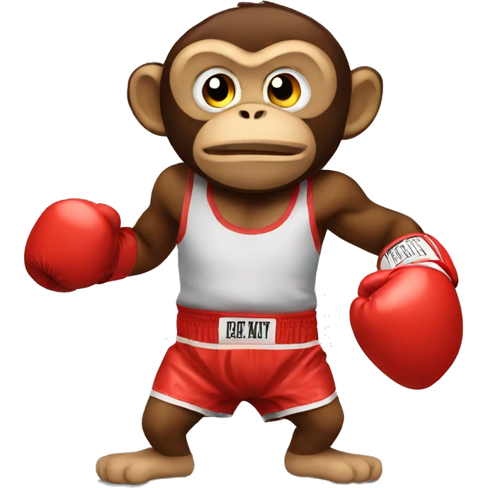 boxing monkey emoji