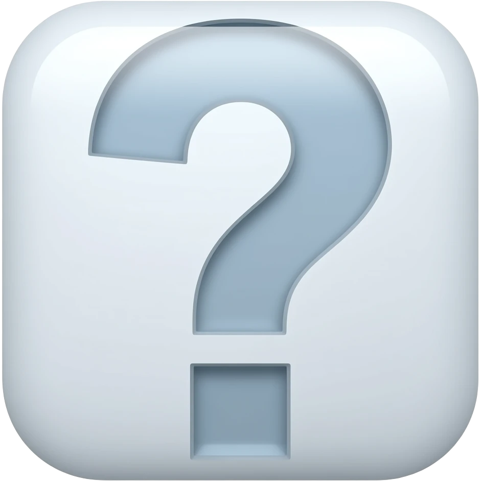 SORU İŞARETLERİ emoji