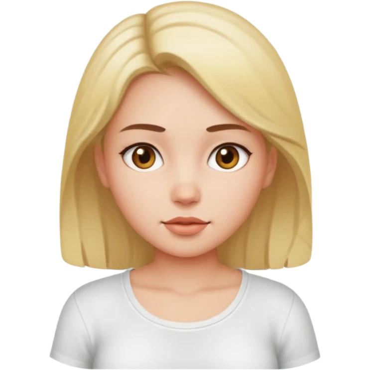 Девушка с торчащими сосками emoji