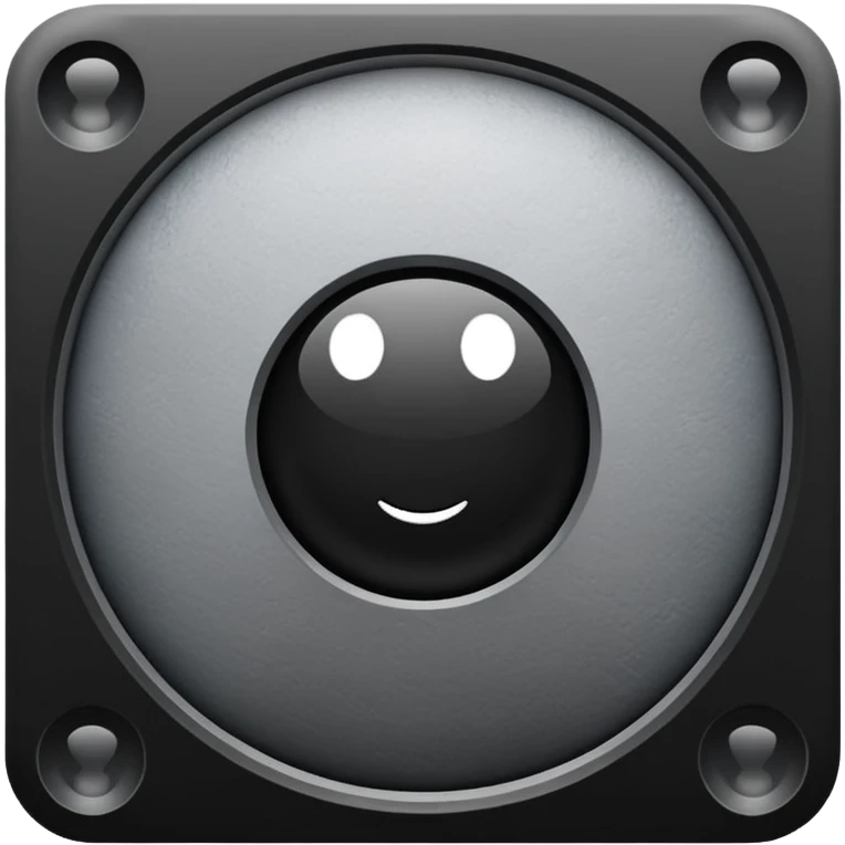 create a black hail camera aperture emoji di 24px emoji