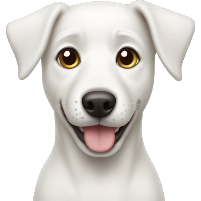 white dog emoji