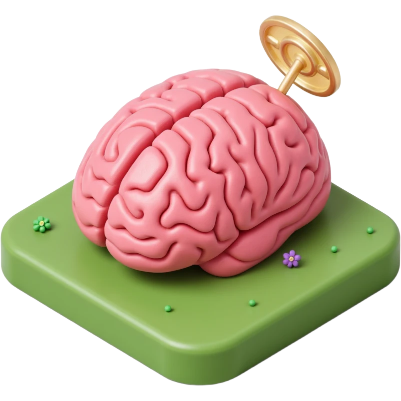 brain simple emoji