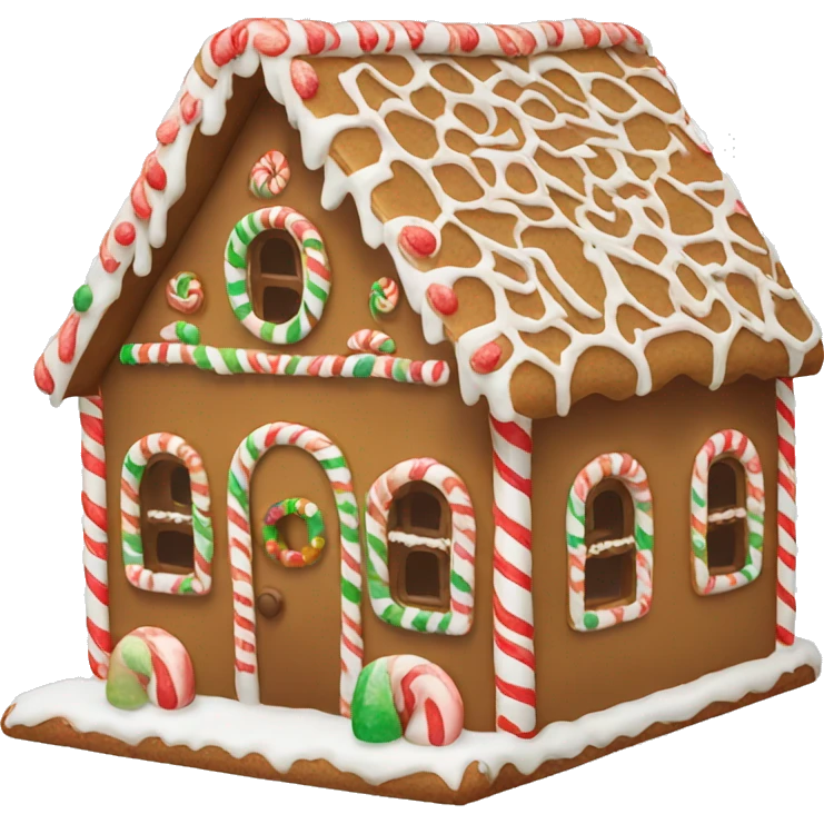 gingerbread house emoji