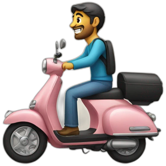 Lebanese on a scooter emoji