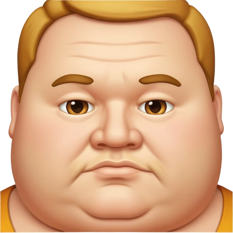 Big fat man emoji