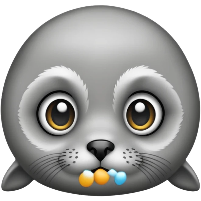 Cute small seal emoji