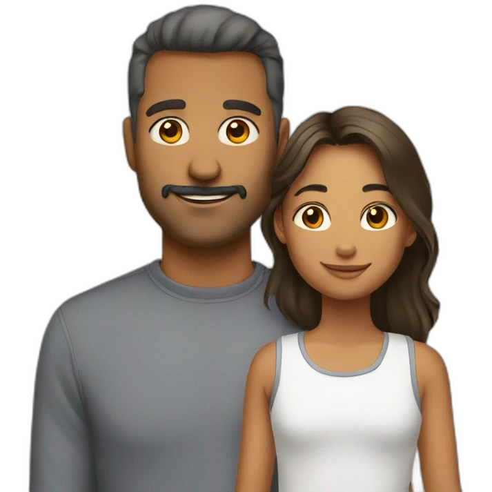 dad daughter emoji