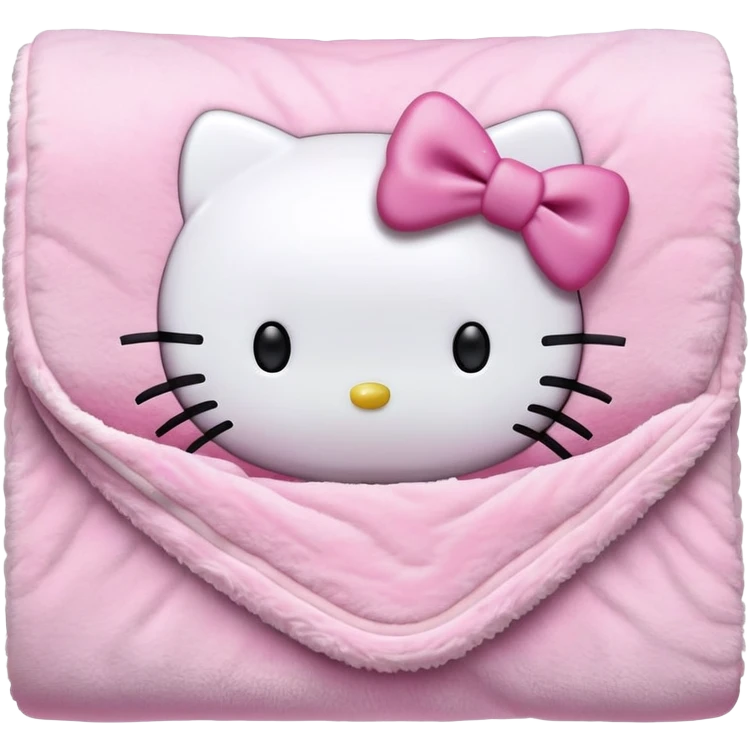 pink hello kitty blanket  emoji