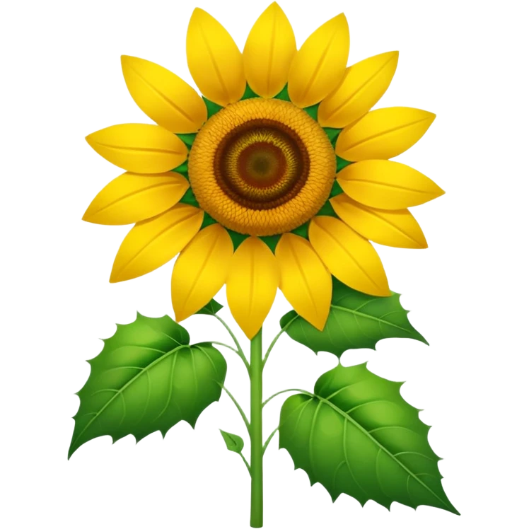 Christmas Sunflower emoji