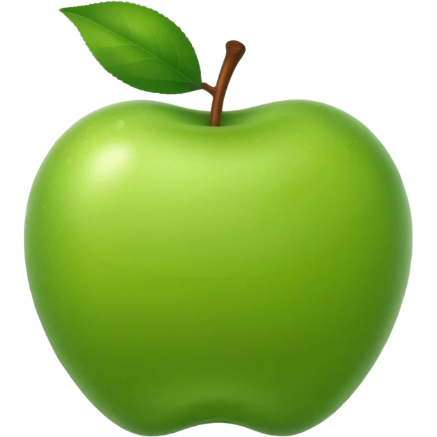 green apple emoji