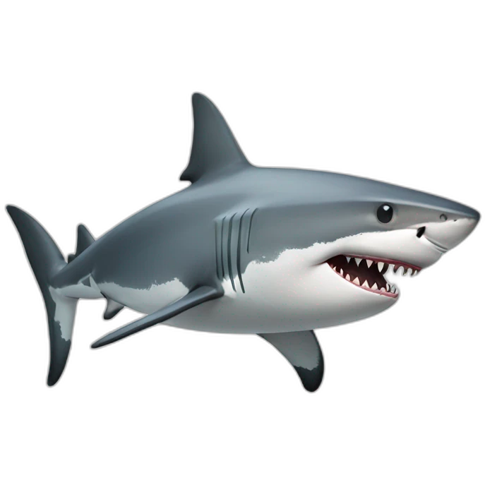 Great white shark emoji