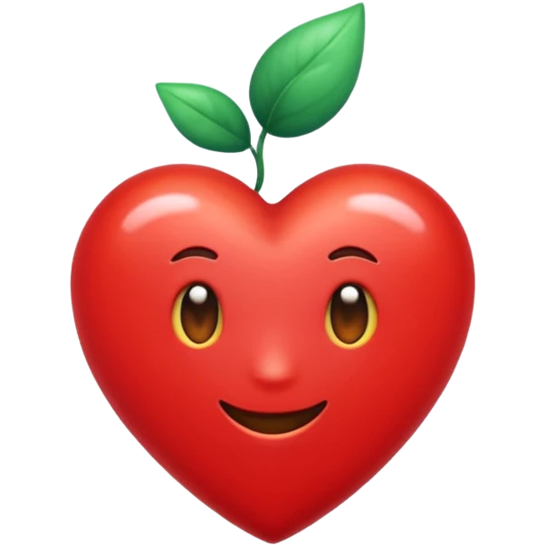 Um coração  emoji