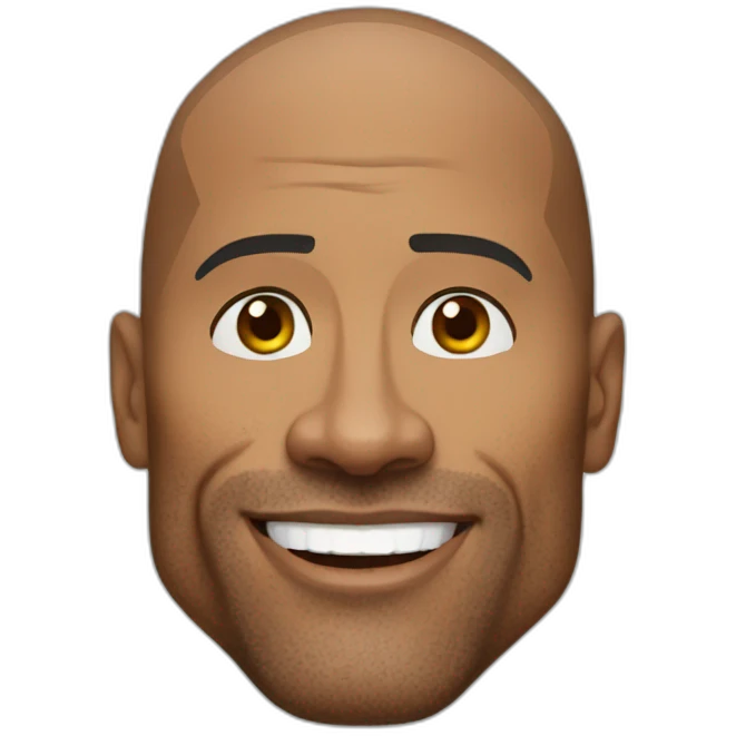Dwayne Johnson emoji