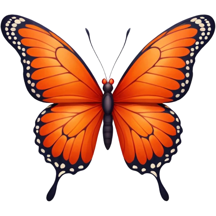 red butterfly emoji