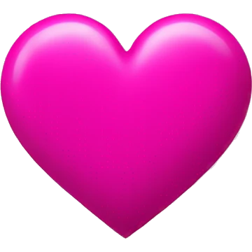 Heart fuchsia emoji