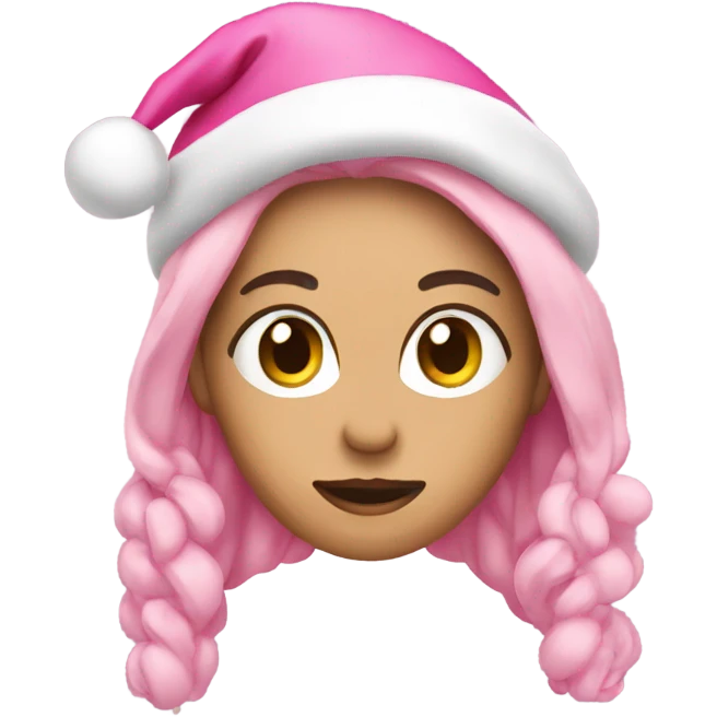 pink christmas  emoji