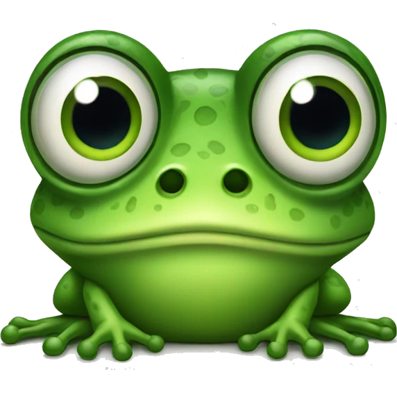 frog with big eyes emoji