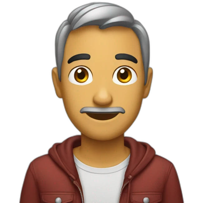  Chico encapuchado  emoji