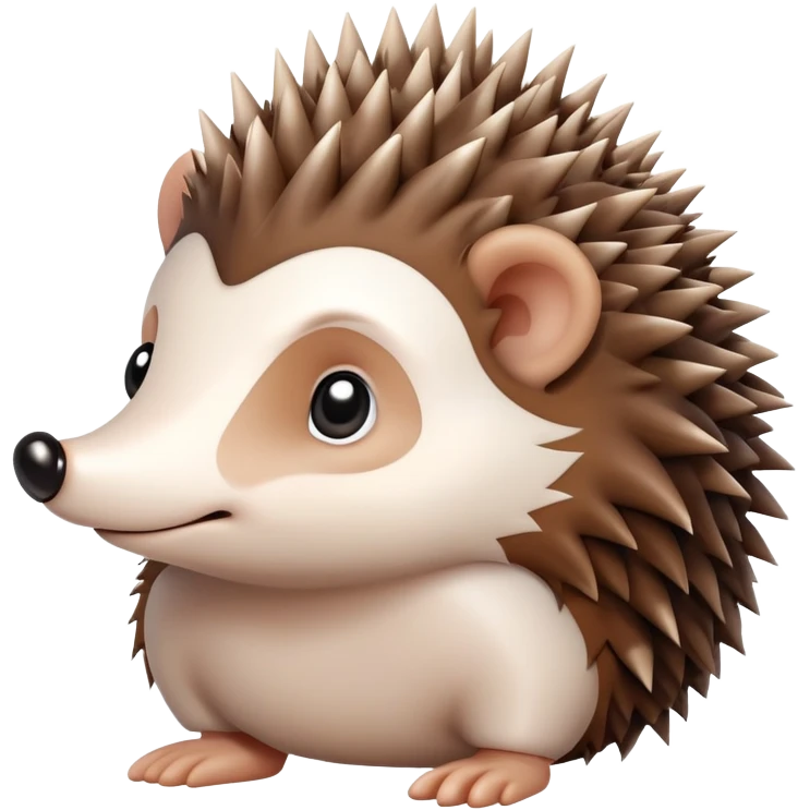 cute baby hedgehog emoji