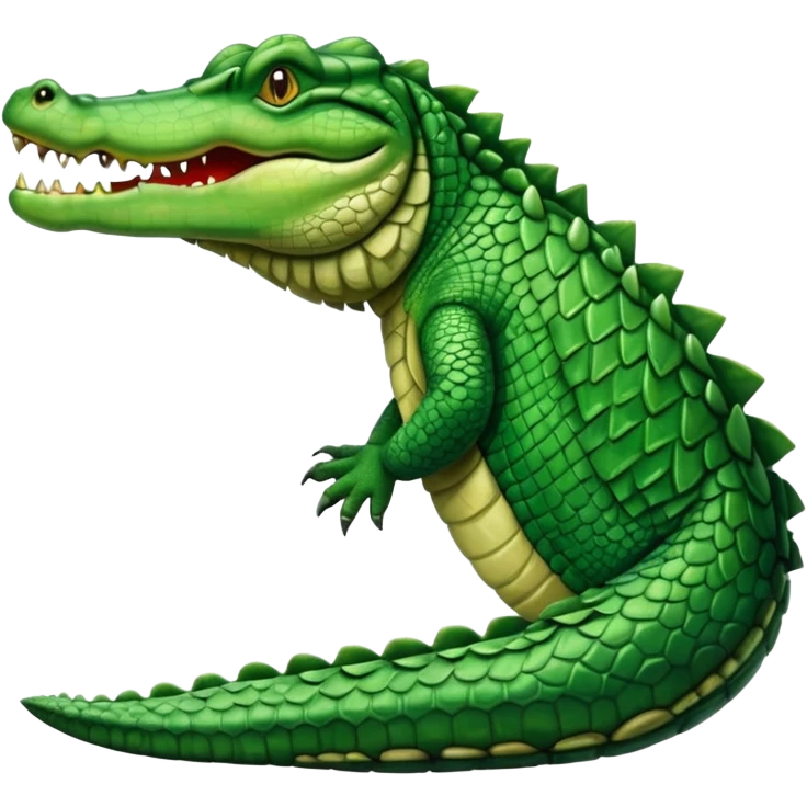 crocodile side view emoji