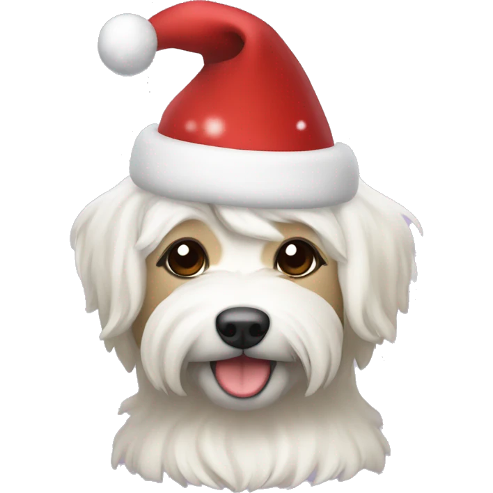Christmas Havaneese  emoji