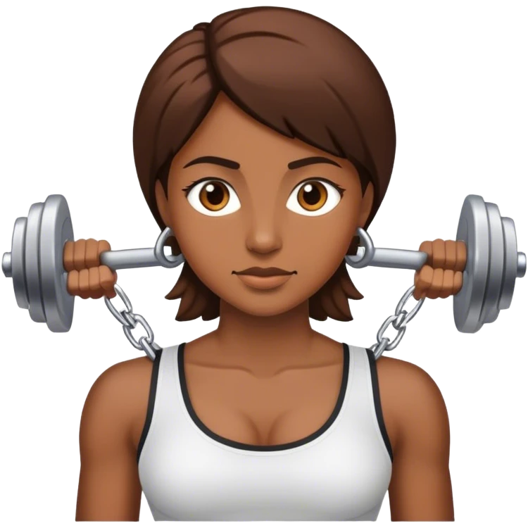 women with angle weights emoji