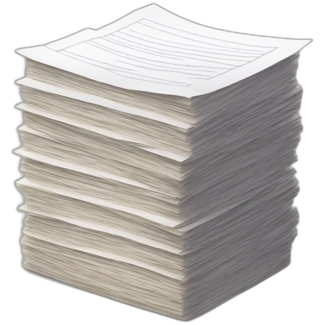 stack of documents emoji