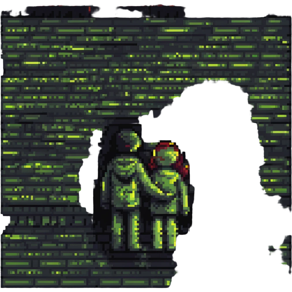 suggestive but safe representation of intimacy, abstract and playful, pixel art style, no explicit content emoji