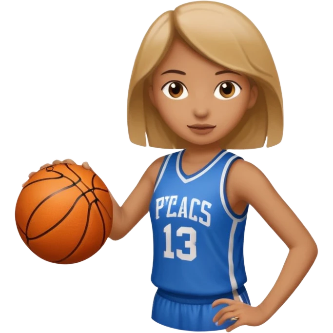 hoop at girl one arm emoji