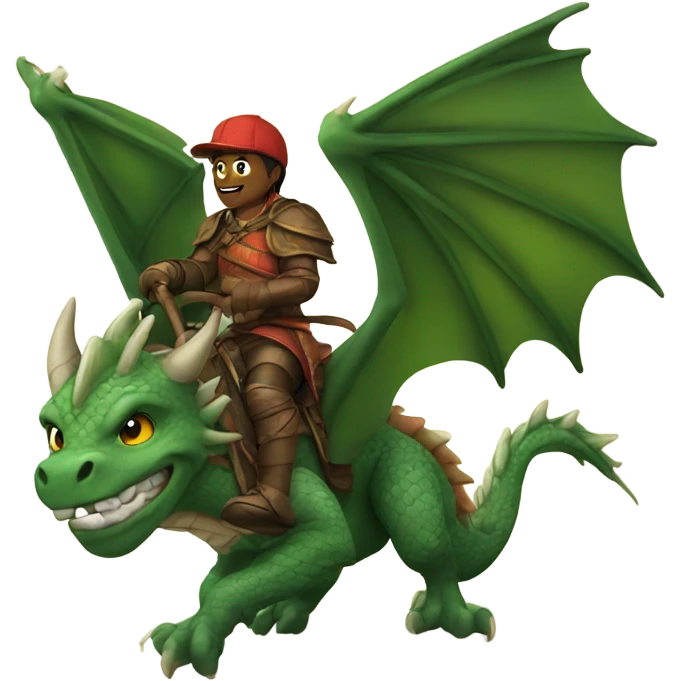 Dragon rider emoji