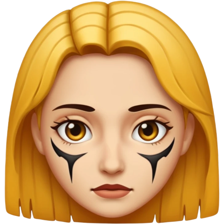 face scar woman emoji