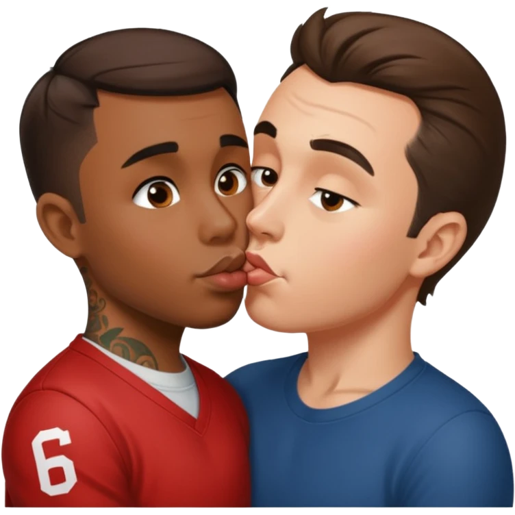 Charlie kirk kissingp diddy with tatoo 67 emoji