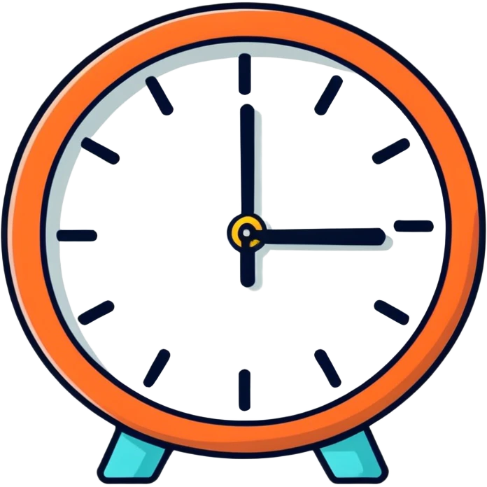 Clock it  emoji