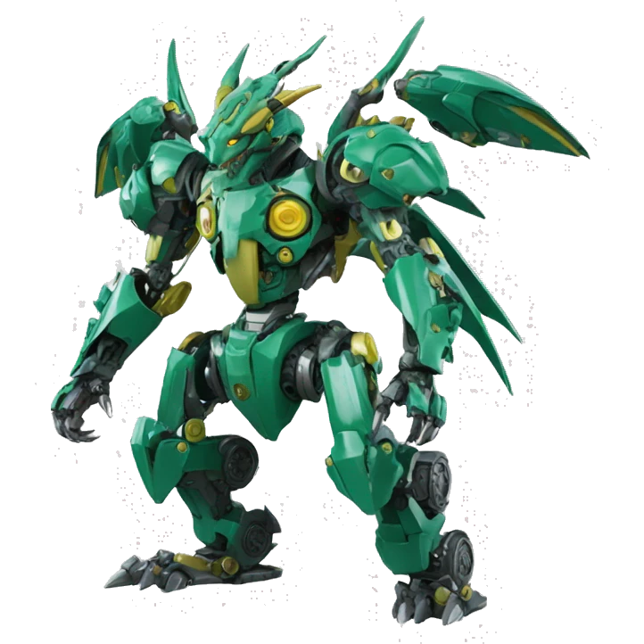 Mechanical Pokémon-dragon-Bionicle-Mecha full body emoji