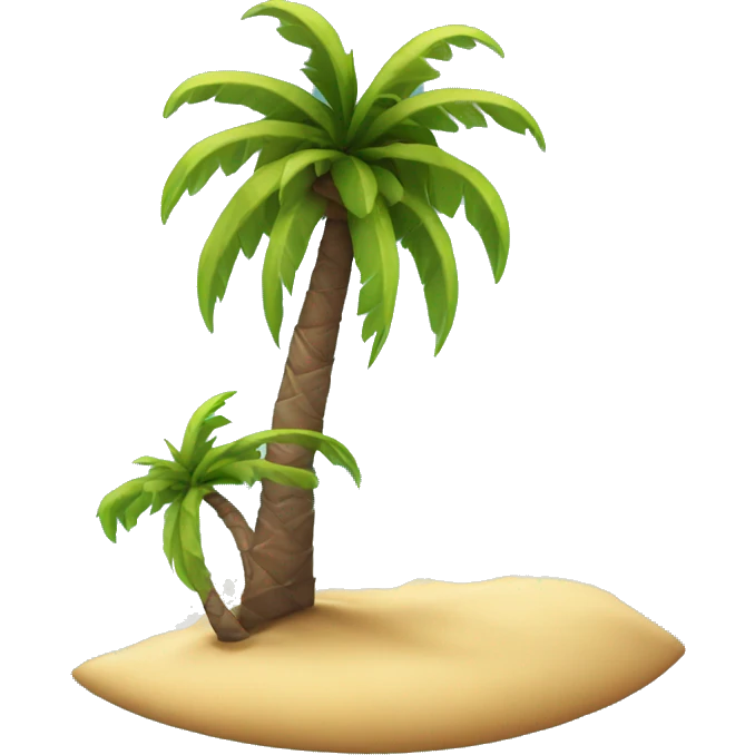 PALM TREE AND BEACH emoji