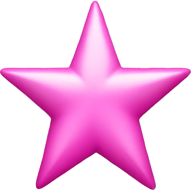 pink star emoji