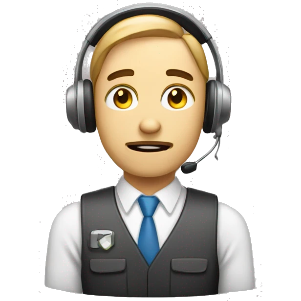 tired customer support agent emoji