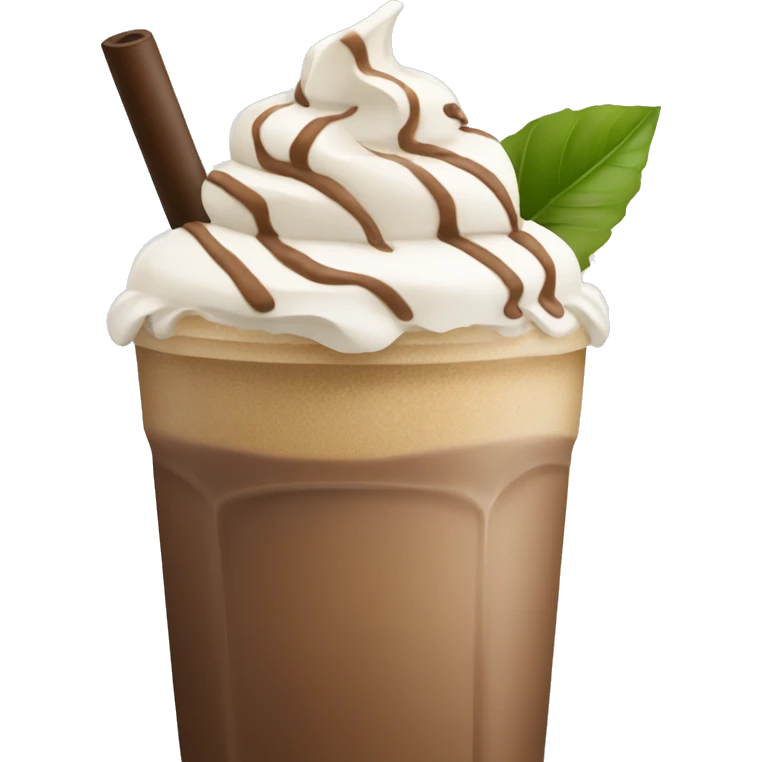 Mocha frappe emoji