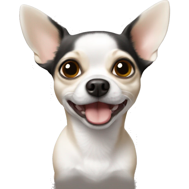 Chihuahua white  emoji