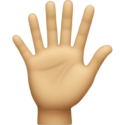 palm up hand giving away emoji