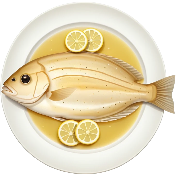 Lemon sole fish emoji