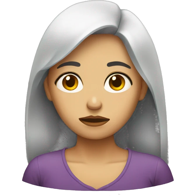 Sad women emoji