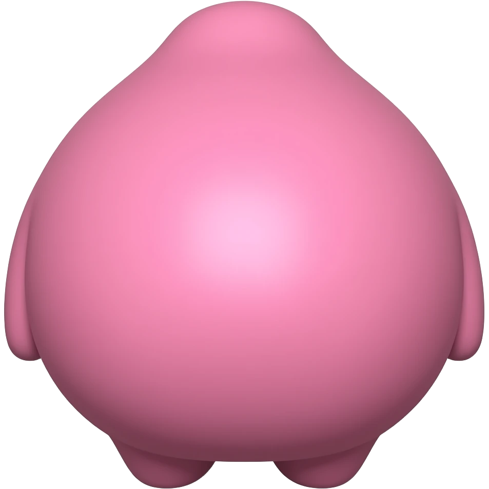 Big fat blob pink guy emoji