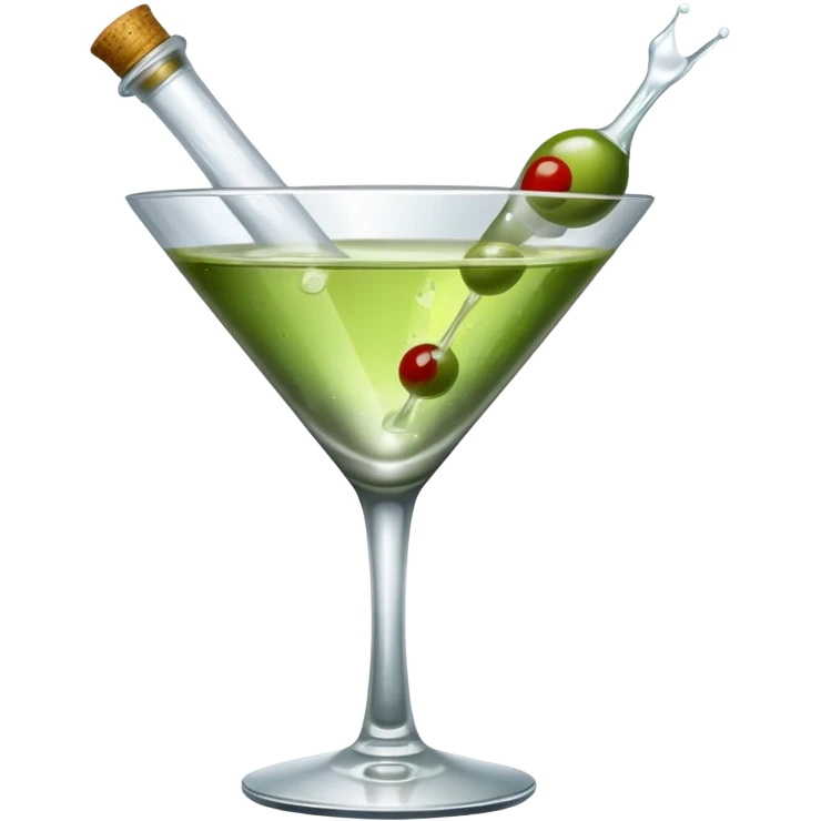 bottle of martini emoji