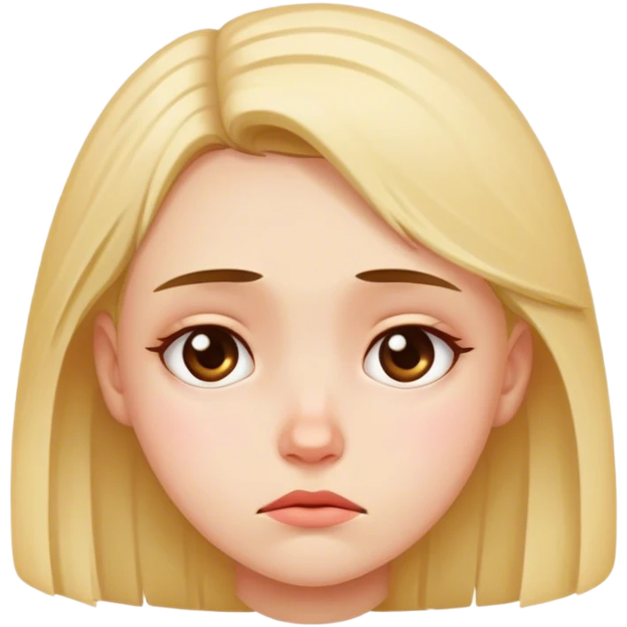 girl being heartbroken emoji