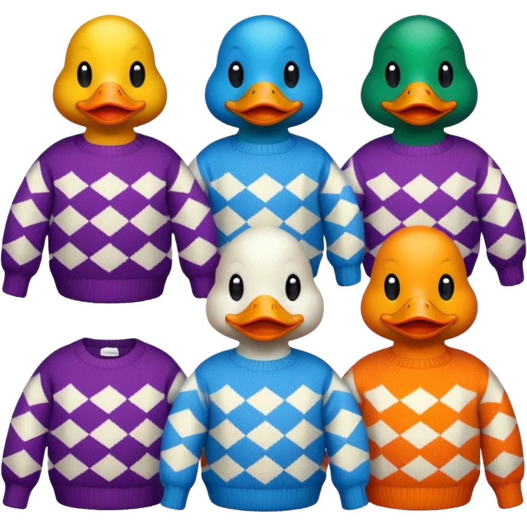 sweaters wit ducks emoji