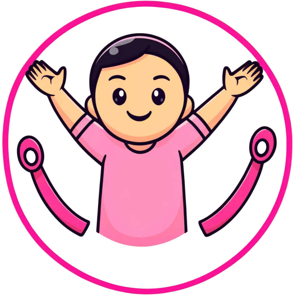 Cute pink emoji
