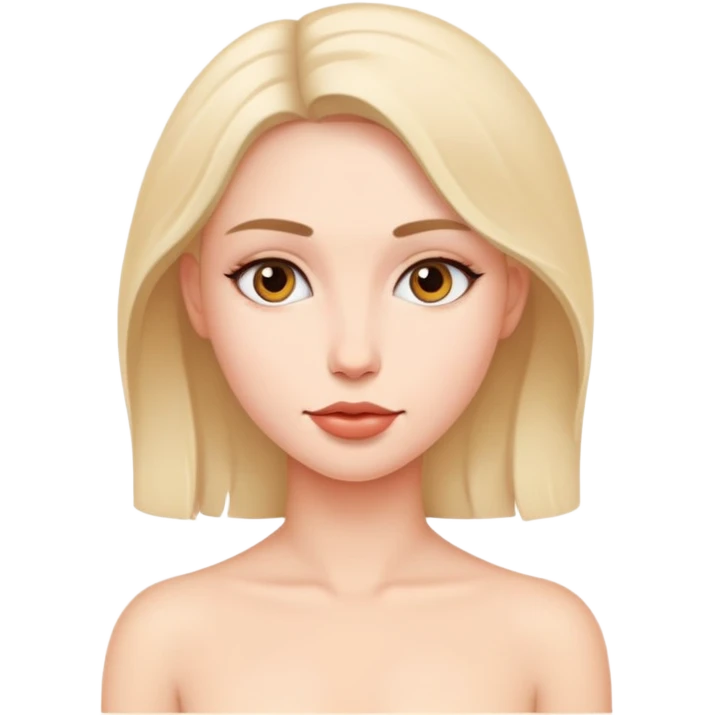 Naked woman ass emoji