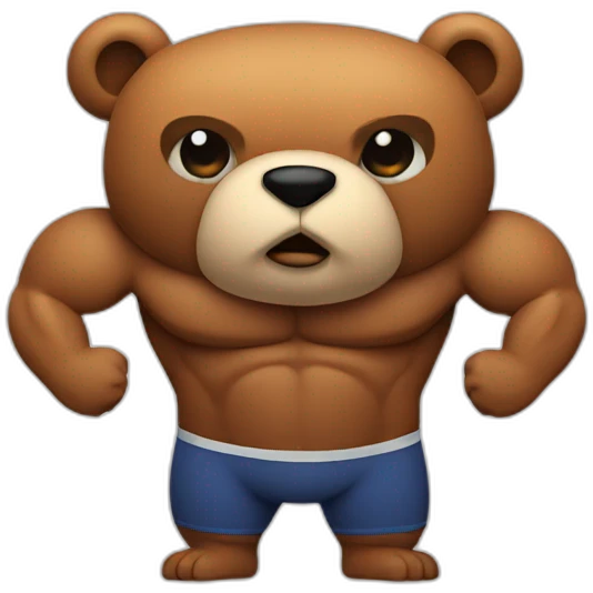 Muscle Bear emoji
